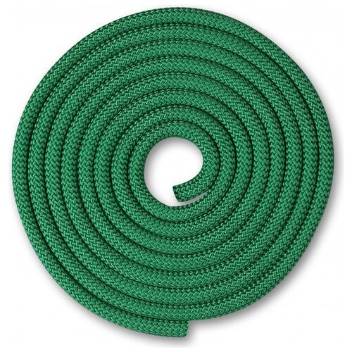 Гимнастическая скакалка утяжелённая Indigo SM-121 зеленый 250 см