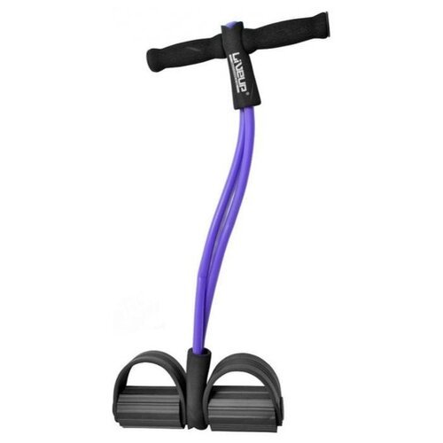 Эспандер универсальный LIVEUP Soft Pull 62 см 90 кг фиолетовый/черный