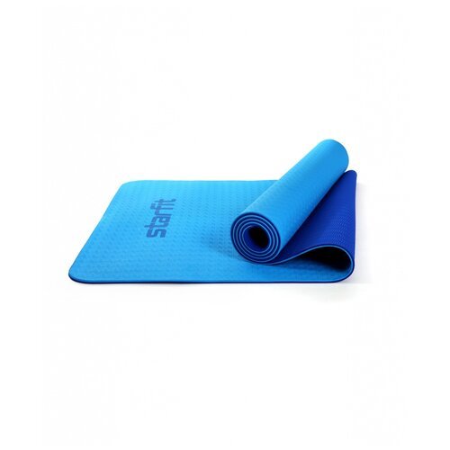 Коврик для йоги и фитнеса Core FM-201 173x61, TPE, синийтемно-синий, 0,6 см