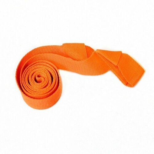 Ремень-переноска для коврика Yogastuff, 150х4 см, оранжевый