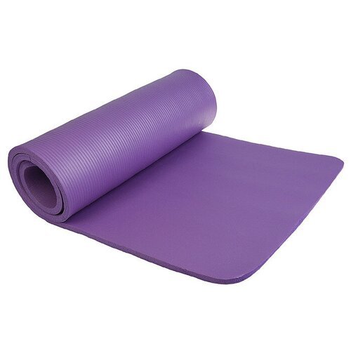 Коврик для йоги 183 х 61 х 1,5 см, цвет фиолетовый (1 шт.)