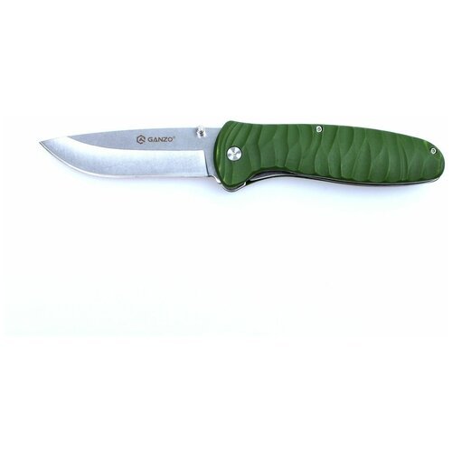 Нож складной туристический 'Ganzo' G6252 (зеленый)