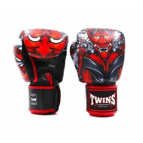 Боксерские перчатки Twins FBGVL3-58RD (10 oz, красно-черные) 10 унций