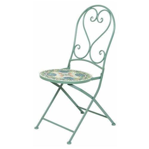 Садовый стул 'Канкун', металл, мозаика, 39x46x93 см, Kaemingk