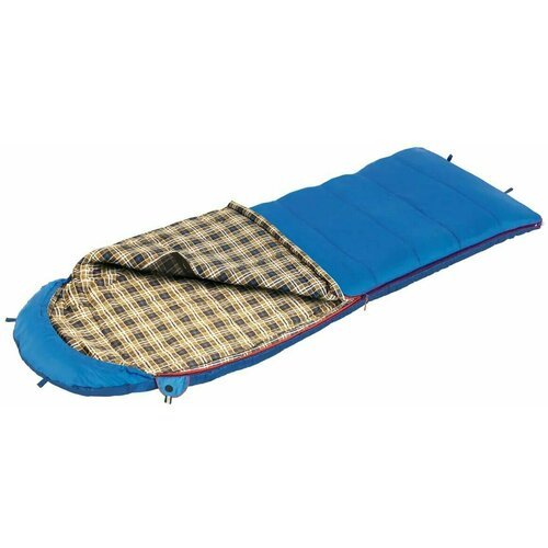 Спальный мешок BTrace Duvet правый серый/синий