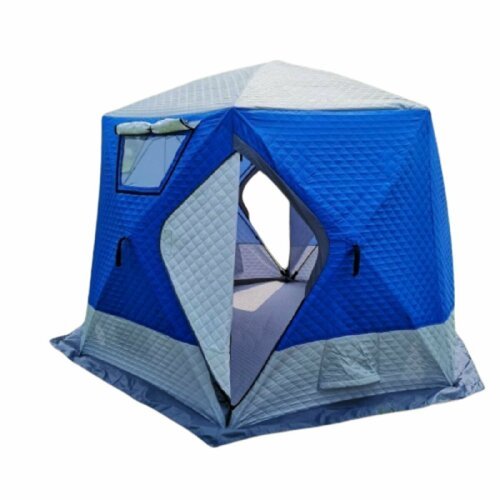 Трехслойная палатка шатер-куб с полом для зимней рыбалки Mircamping 2020 (пол в комплекте)