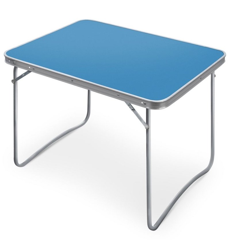 Стол складной 'Ника' (влагост. пластик 78*60,2*61 см ) ССТ4 голуб