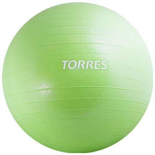 Фитбол TORRES Антивзрыв с насосом, зеленый, 55 см
