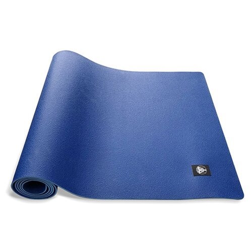 Коврик для йоги и фитнеса RamaYoga Revolution PRO цвет синий размер 183 х 60 см