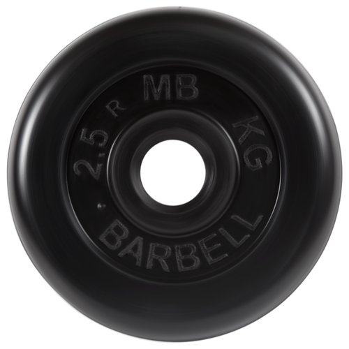 Диск MB Barbell Стандарт MB-PltB26 2.5 кг черный