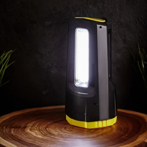 Фонарь фонарик прожектор LED светодиодный 6500 К ручной кемпинговый туристический спортивный USB, 8-12 Вт