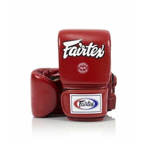 Боксерские перчатки снарядные Fairtex TGO3 красные размер L