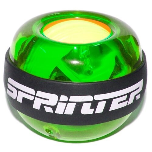 Тренажер кистевой гироскопический Sprinter Power Ball светящийся (зеленый)