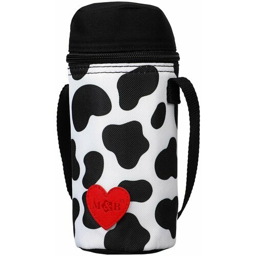 Термосумка для детской бутылочки 'Люблю молоко', термос-чехол в форме тубуса, контейнер для сохранения тепла и холода с фольгированным покрытием