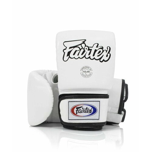 Боксерские перчатки снарядные Fairtex TGO3 белые размер L