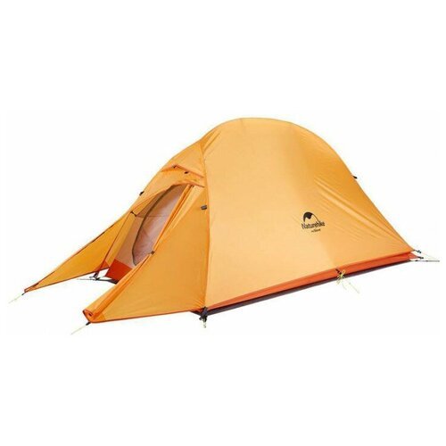 Палатка сверхлегкая Naturehike Сloud up 1 NH18T010-T одноместная с ковриком, оранжевая