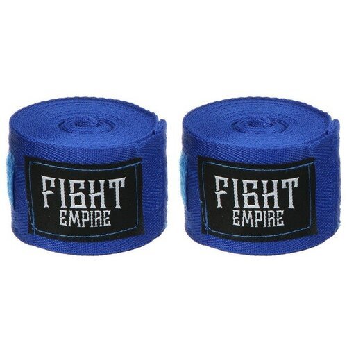 FIGHT EMPIRE Бинт боксёрский FIGHT EMPIRE 4 м, цвет синий