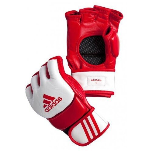 Перчатки для смешанных единоборств красно-белые XL Adidas Competition Training adiCSG091