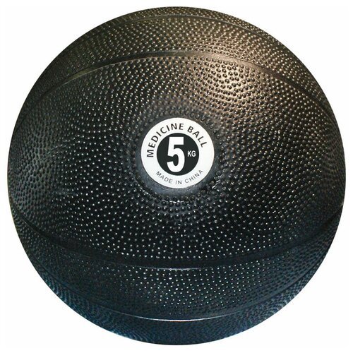 Медбол/ Мяч для атлетических упражнений/медицинбол надувной SPRINTER, 5 кг. Наполнитель: ПВХ. Цвет: черный.