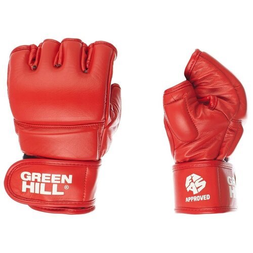 Перчатки для боевого самбо GREEN HILL MMF-0026a-RD красные L