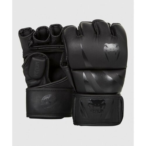 Перчатки для смешанных единоборств Venum Challenger MMA LXL черный матовый