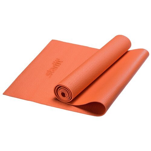 Коврик для йоги Starfit FM-101, 173х61х0.4 см оранжевый 0.9 кг 0.4 см