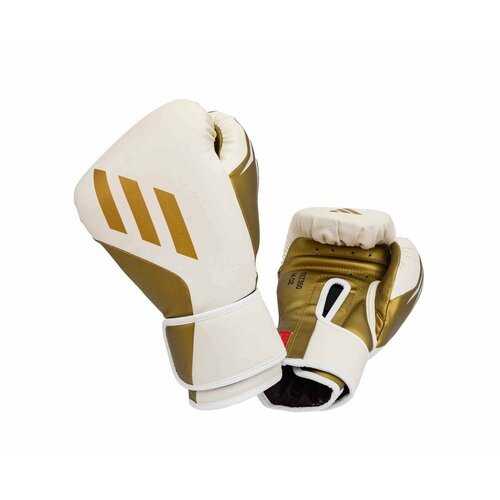Перчатки боксерские Speed Tilt 350 бело-золотые (вес 18 унций)