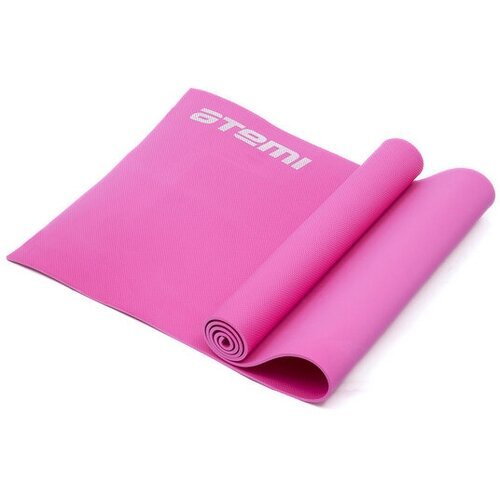 Коврик для йоги ATEMI AYM0256, 173х61х0.6 см розовый однотонный 0.6 кг 0.6 см
