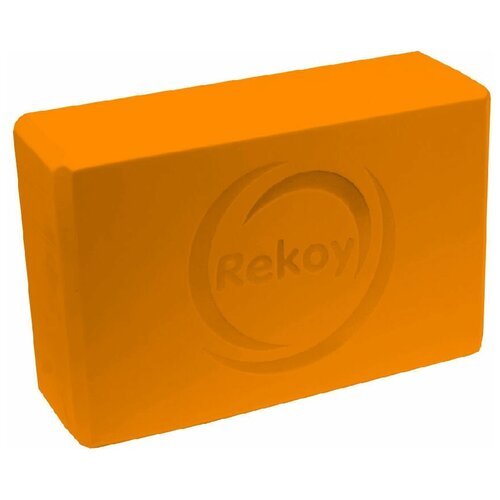 Блок для йоги Rekoy BLY2315 оранжевый
