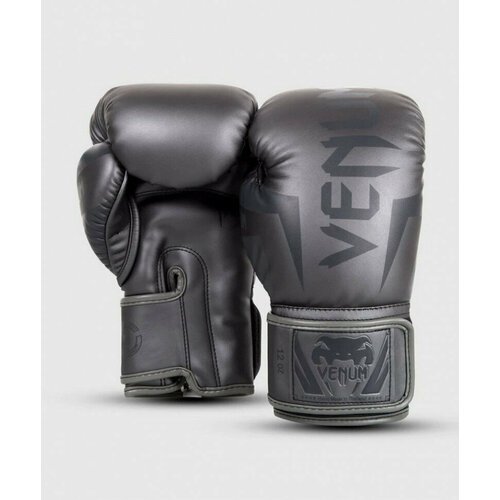 Боксерские перчатки Venum Elite 14oz, серый