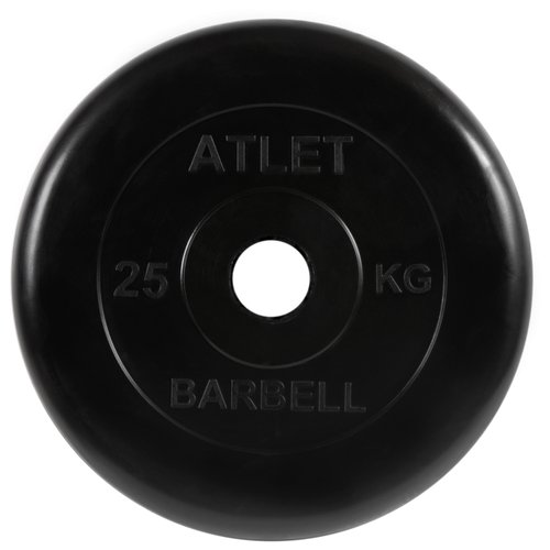 Диск MB Barbell MB-AtletB51 25 кг 1 шт. черный
