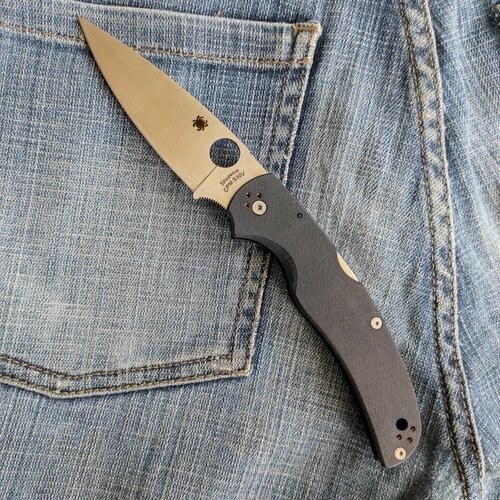 Нож складной MIRCO C244 NATIVE CHIEF, черный G10