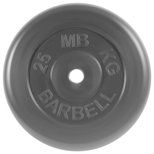 Диск MB Barbell Стандарт MB-PltB31 25 кг черный