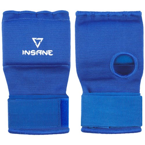 Перчатки бинты боксерские INSANE DASH полиэстер/спандекс, синий, L внутренние для бокса