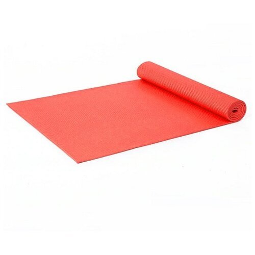 Коврик для йоги и фитнеса Yoga Mat 3 мм универсальный красный