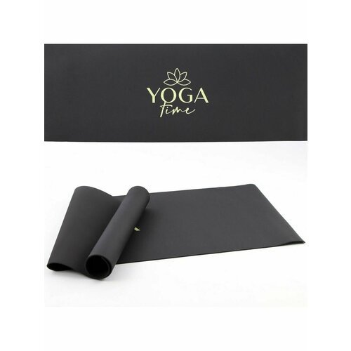 Коврик для йоги Yoga time, 173 х 61 х 0,4 см