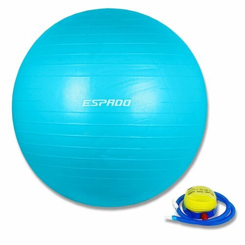 Мяч гимнастический ESPADO 65 см, голубой