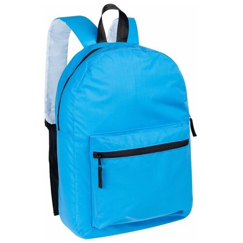 Рюкзак Manifest Color из светоотражающей ткани, синий, 41х29х10 см, хлопок 65%; полиэстер 35%, плотность 260 г/м²