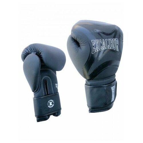 Перчатки боксерские Excalibur 8046/01 Black/White PU 14 унций