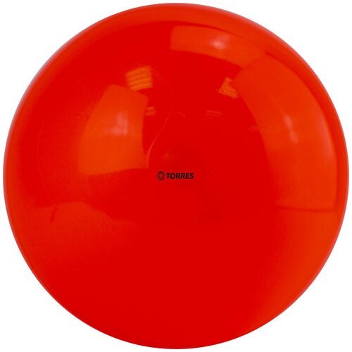 Мяч для художественной гимнастики однотонный TORRES AG-15-04, диаметр 15см, оранжевый