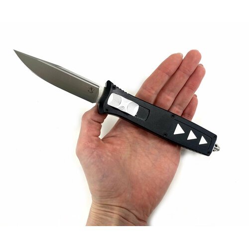 Фронтальный автоматический нож Аргон-04-1, сталь D2, Steelclaw