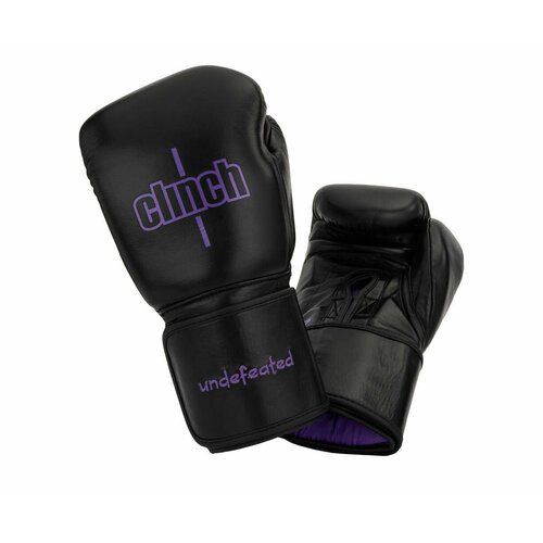 Перчатки боксерские Clinch Undefeated черные (вес 14 унций)