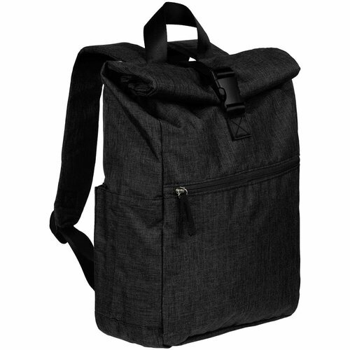 Рюкзак Packmate Roll, черный, 28х37х12 см, полиэстер, 600D