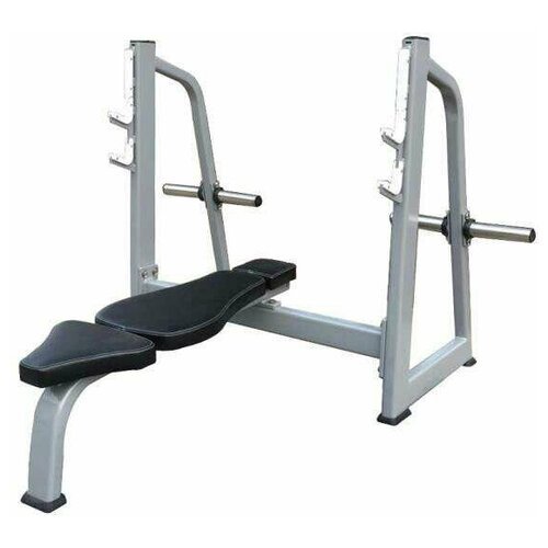 Комплект Grome Fitness скамья и стойка AXD5043A серый/черный