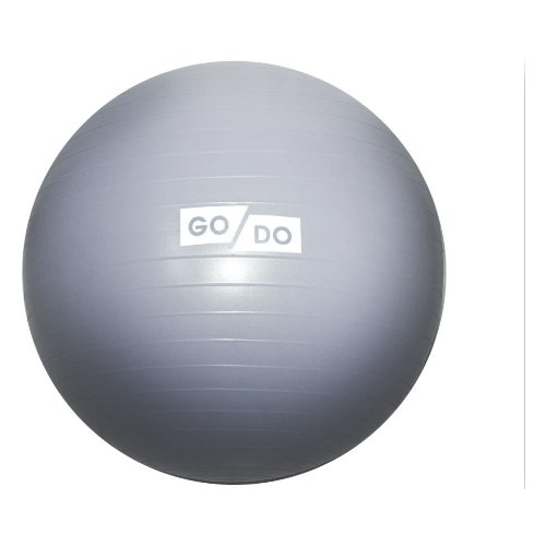 Мяч для фитнеса 'Anti-burst GYM BALL' матовый. Диаметр: 85 см: FB-85-1250г (Серебро)