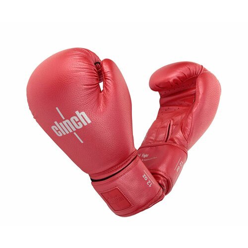 Перчатки боксерские Clinch Fight 2.0 красный металлик (вес 10 унций)