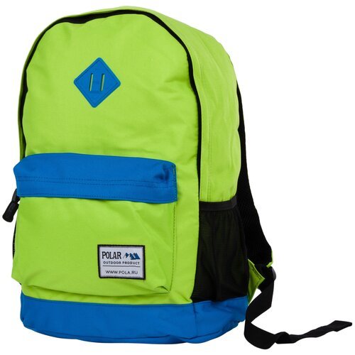 Городской рюкзак Polar 15008 Зеленый с синим