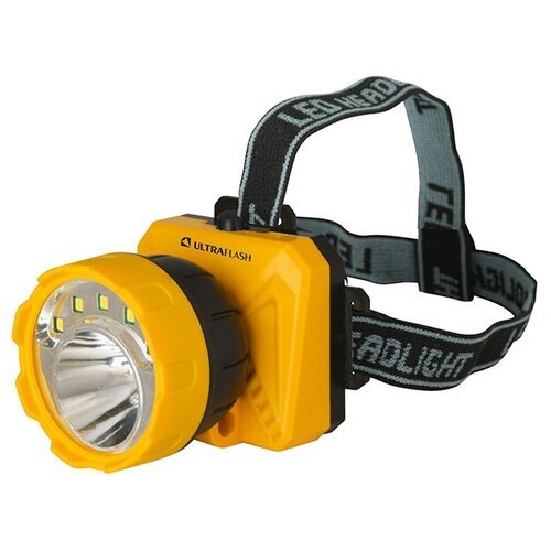 Налобный фонарь Ultraflash LED5372 жёлтый
