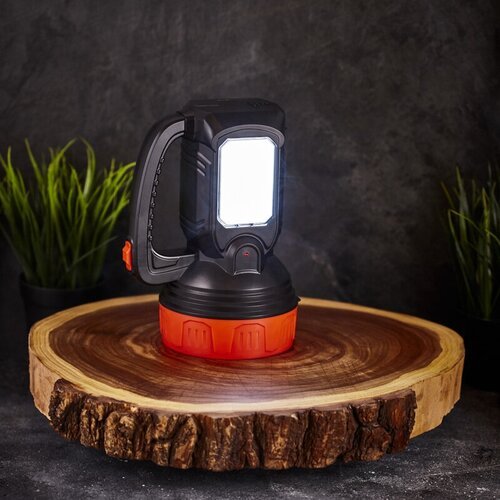 Фонарь фонарик прожектор LED светодиодный 6500 К ручной кемпинговый туристический спортивный USB, 6-10 Вт