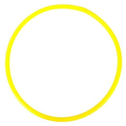 Обруч, диаметр 60 см, цвет желтый